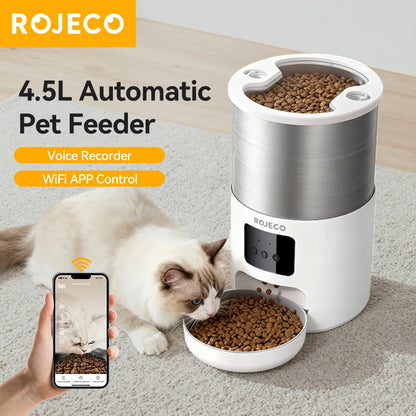 Rojeco - Automatic Cat Feeder with App